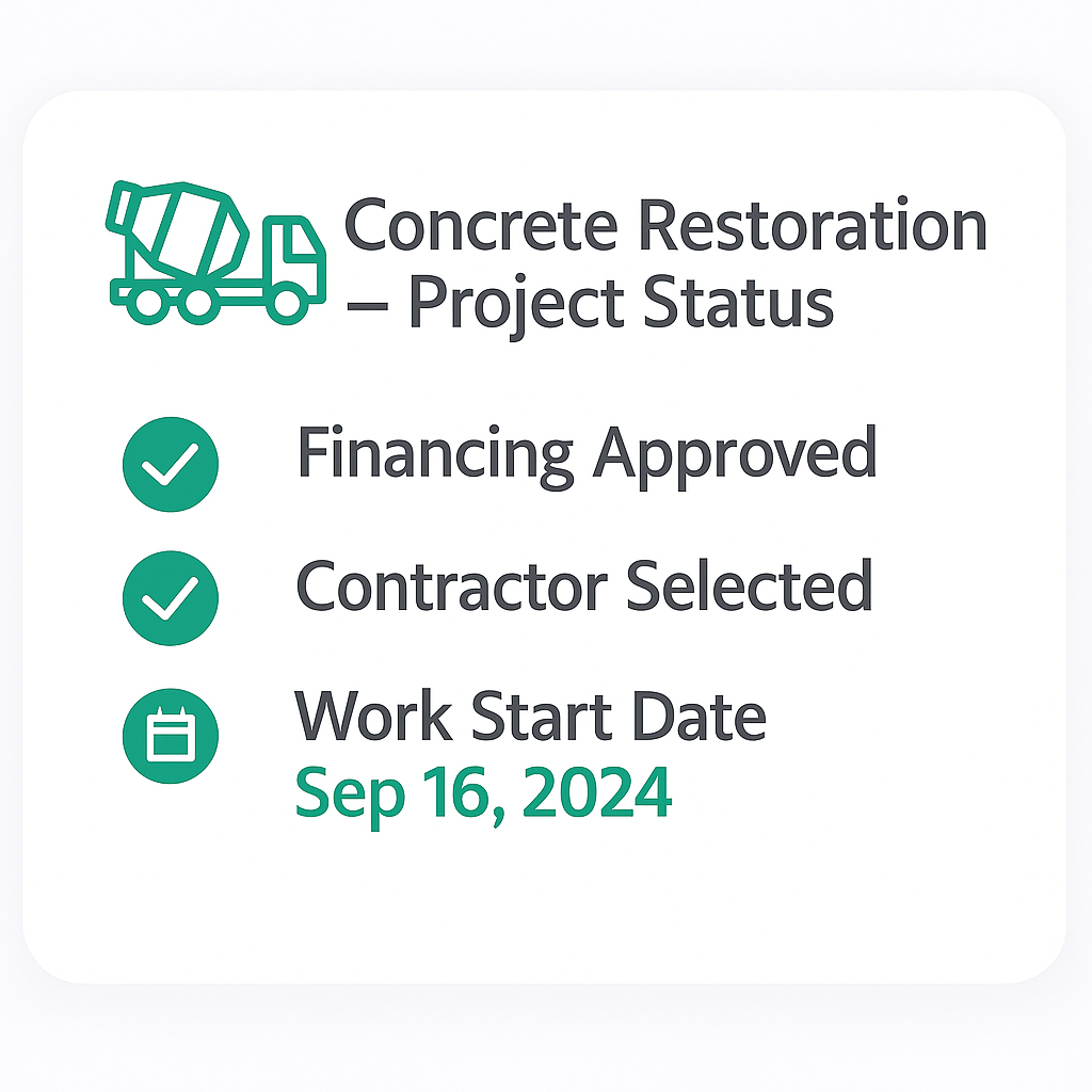 Project Timeline Card